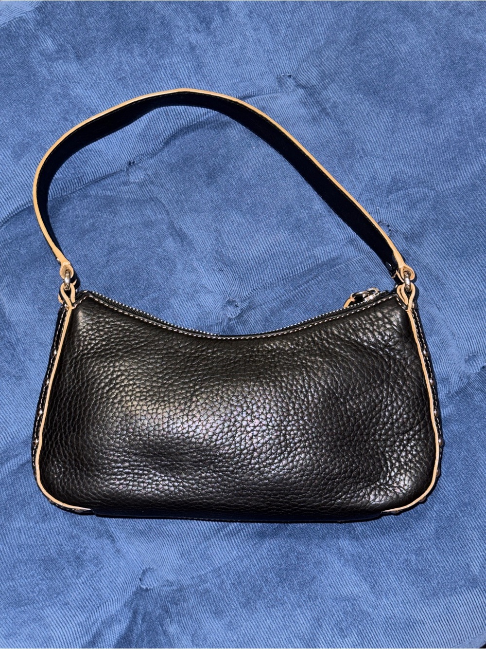 Vintage Cole Haan black leather shoulder bag